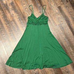Delia’s Medium Green Crisscross Slim Strap Dress